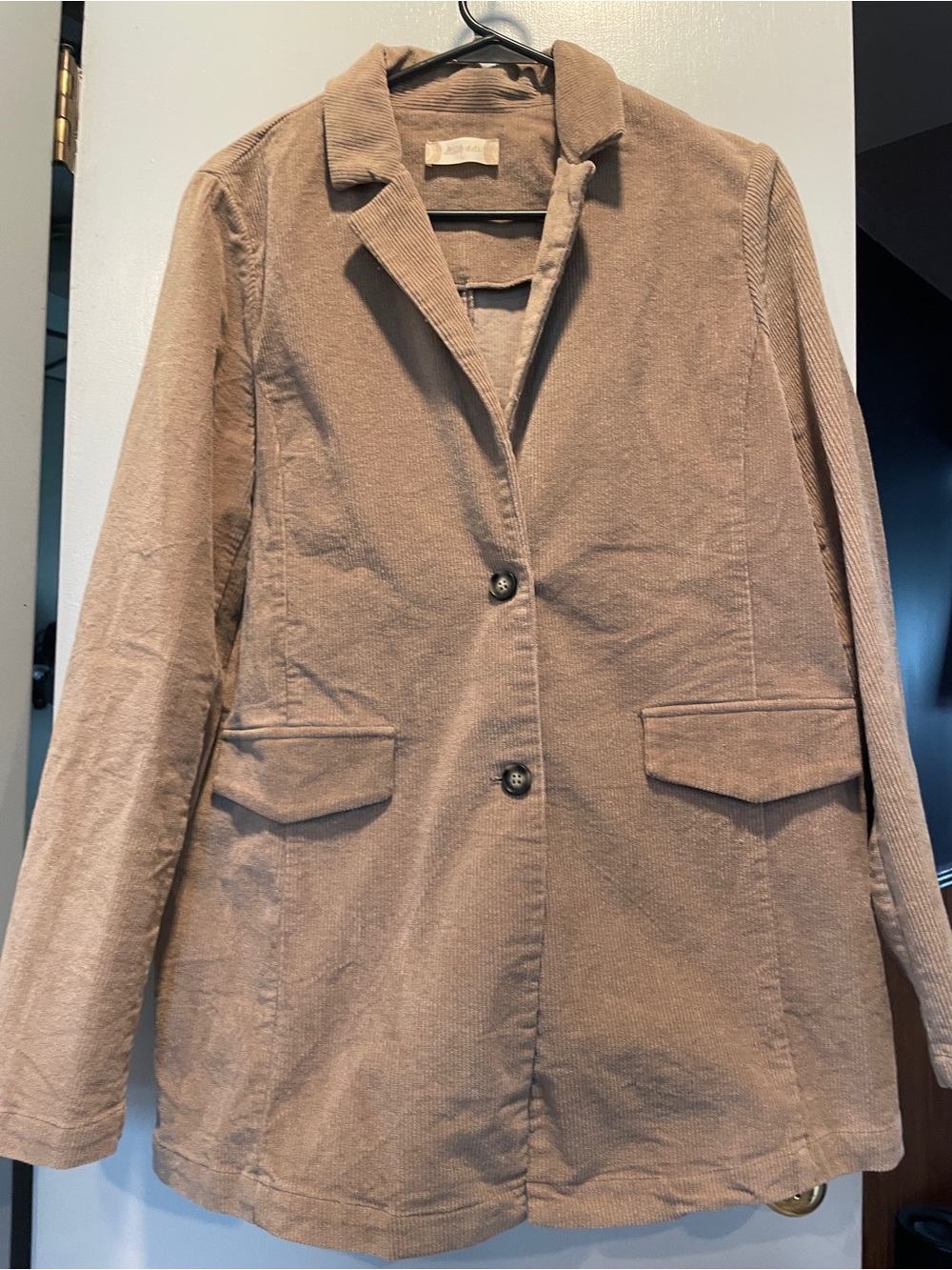 Altar'd State Taupe Corduroy Blazer women’s size L